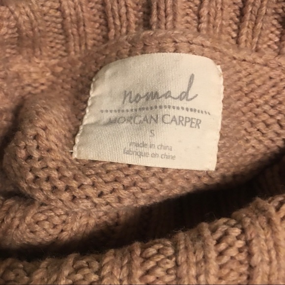 Anthropologie Nomad Morgan Carper Vesper Neutral Turtleneck Tunic - Picture 9 of 10